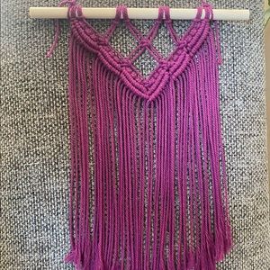 Macrame wall hanging